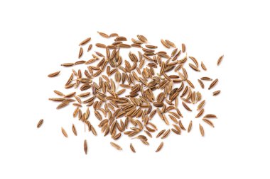 Caraway beyaz arkaplanda izole edildi.