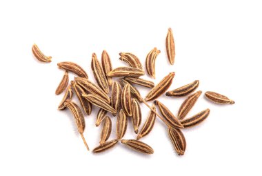 Caraway beyaz arkaplanda izole edildi.