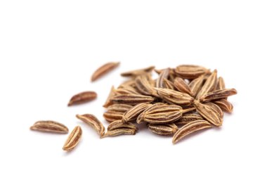 Caraway beyaz arkaplanda izole edildi.