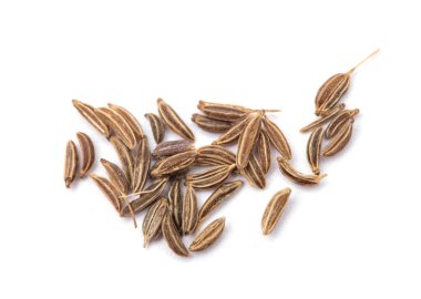 Caraway beyaz arkaplanda izole edildi.