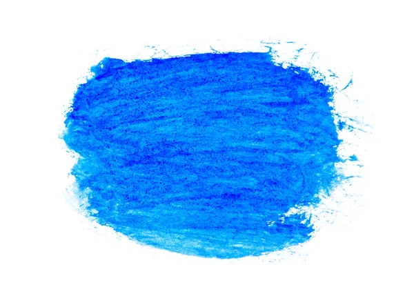 Absztrakt Kék Akvarell Fehér Háttér — Stock Fotó