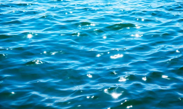 蓝色海水背景纹理 — 图库照片