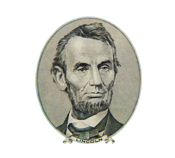 Ritratto Del Presidente America Lincoln — Foto Stock