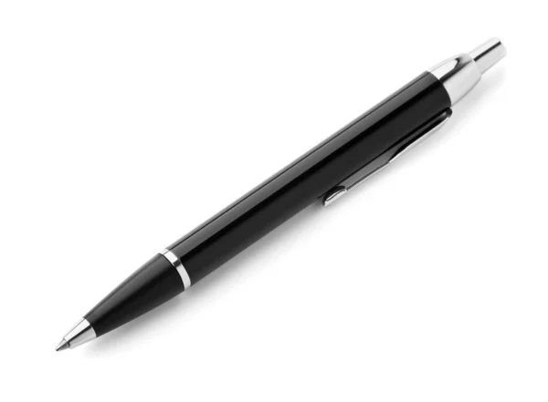 Schwarzer Stift Isoliert Auf Weißem Hintergrund — Stockfoto