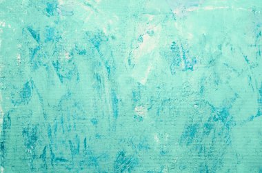 Soyut el boyası yeşil boya bezi arka plan