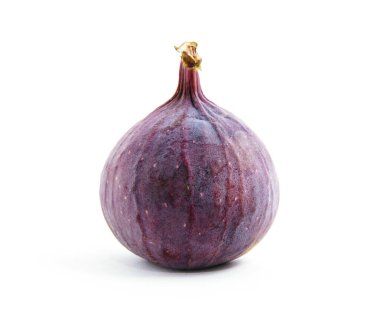 Beyaz arkaplanda incir izole edildi.