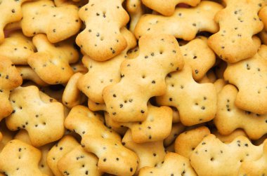 Krakerlerin arkaplan dokusu.