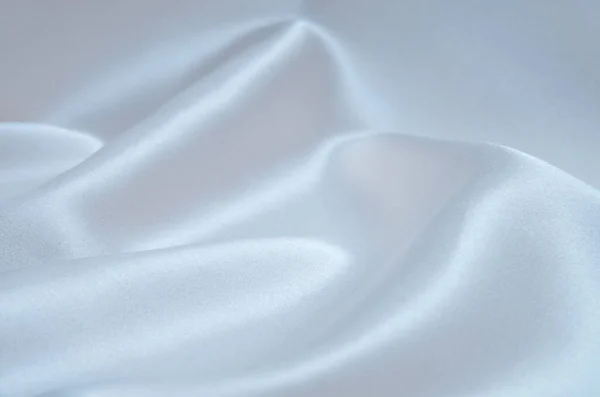 White Satin Fabric Background — Stock Photo, Image