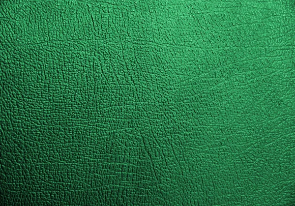 Textura Couro Verde Fundo — Fotografia de Stock