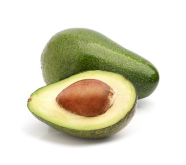 Avocado isolated on white clipart