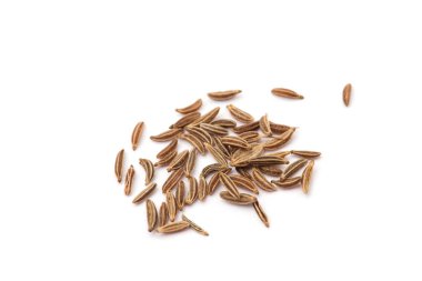 Caraway beyaz arkaplanda izole edildi.