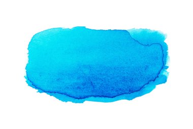 Suluboya tarzında mavi soyut arkaplan