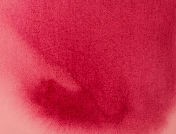 水彩画風の赤抽象的背景 — ストック写真
