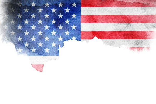 Flagge Der Usa Grunge Hintergrund — Stockfoto