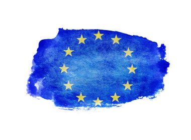 Avrupa grunge bayrak arkaplan dokusu