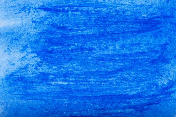 手描き青水彩背景 — ストック写真