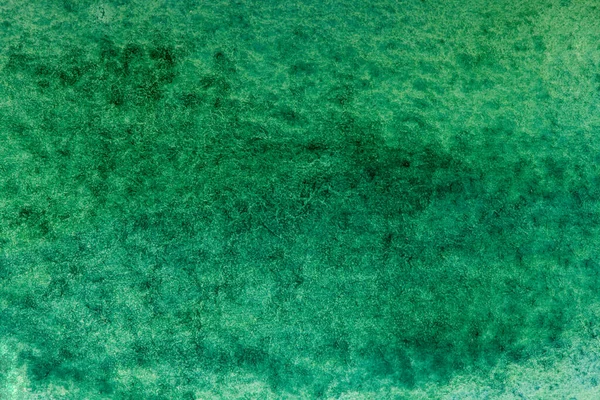 水彩画中的绿色抽象背景 — 图库照片