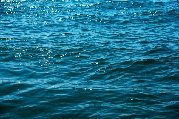 蓝色海水背景纹理 — 图库照片