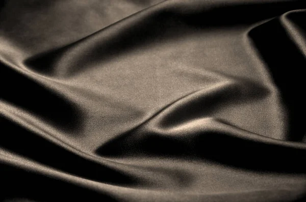 Texture Brown Satin Silk Background — Stock Photo, Image