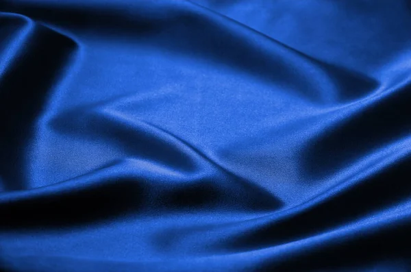 Textura Fondo Satinado Azul — Foto de Stock