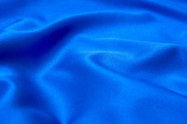 Texture Fond Satin Bleu — Photo