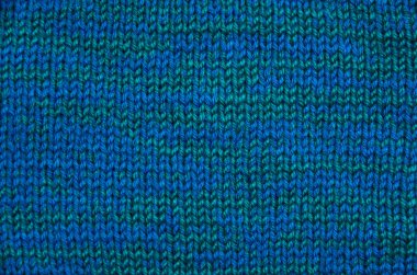 Yünlü kumaş mavisinin dokusu..