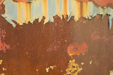 grunge parçalanmış boya paslı metal arkaplan