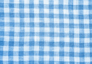 mavi işaretli kumaş masa örtüsü