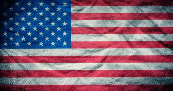 Grunge Usa Flagga Amerikansk Flagga Med Grunge Struktur — Stockfoto