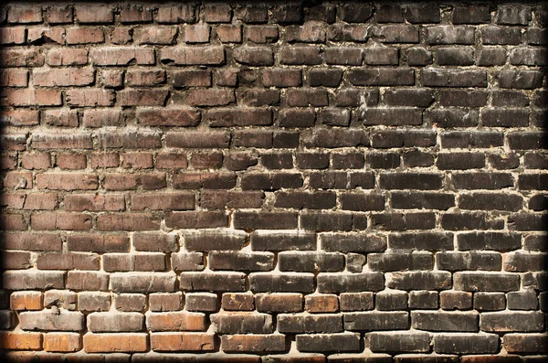 Oude Baksteen Muur Achtergrond — Stockfoto