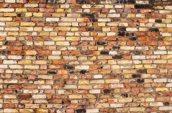 Oude Baksteen Muur Achtergrond — Stockfoto