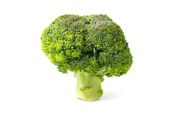 Brokuły Izolowane Białym Tle — Zdjęcie stockowe