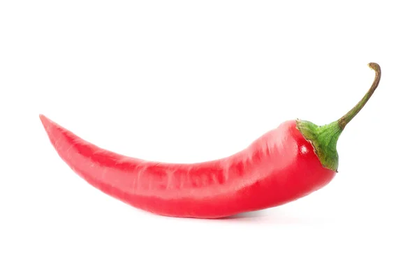 Chili Peper Geïsoleerd Een Witte Achtergrond — Stockfoto