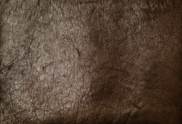 Brązowa Skóra Tło Tekstury — Zdjęcie stockowe
