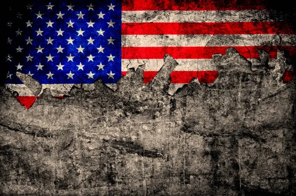 Flag Usa Grunge Background — Stock Photo, Image