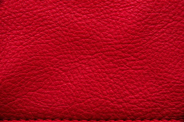 Rood Lederen Achtergrond Textuur — Stockfoto