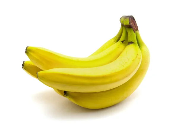 Bananen Auf Weißem Hintergrund — Stockfoto