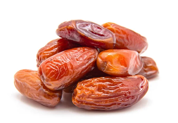 Dates Isolées Sur Fond Blanc — Photo