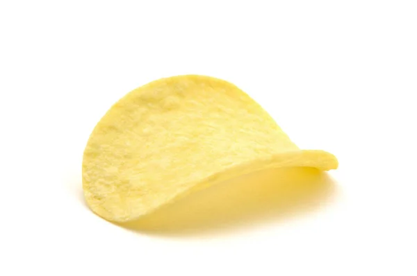 Kartoffelchips Isoliert Weißen Hintergrund — Stockfoto