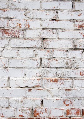 Eski Beyaz Tuğla Duvar. Kusursuz Döşeme Dokusu.