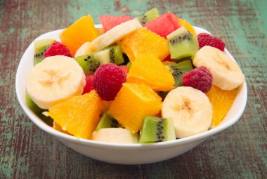 Meyve salatası arkaplan dokusu