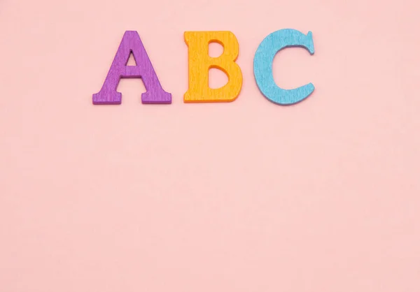 Abc Letras Fondo Textura — Foto de Stock