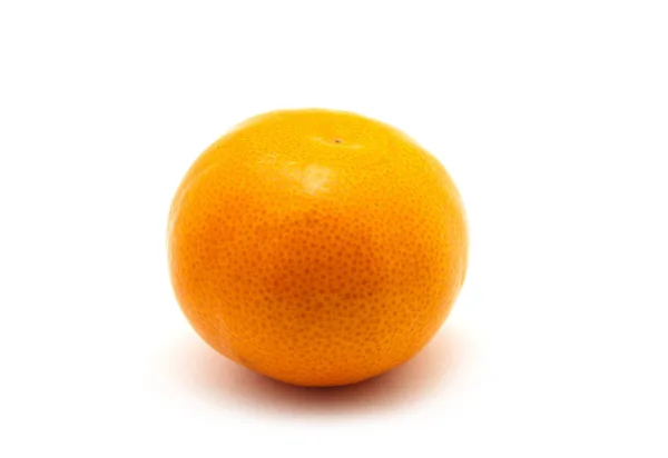 Mandarin Diisolasi Pada Latar Belakang Putih — Stok Foto