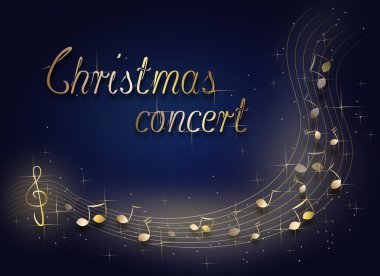 Gece müzik arka plan