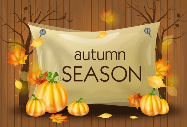 Cartão de outono temporada — Fotografia de Stock