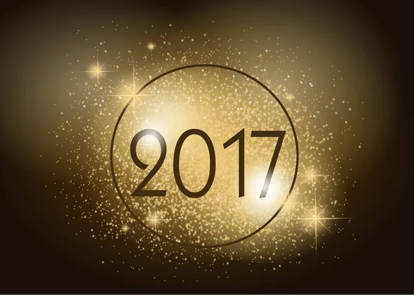 Goldenes Jahr 2017 — Stockfoto