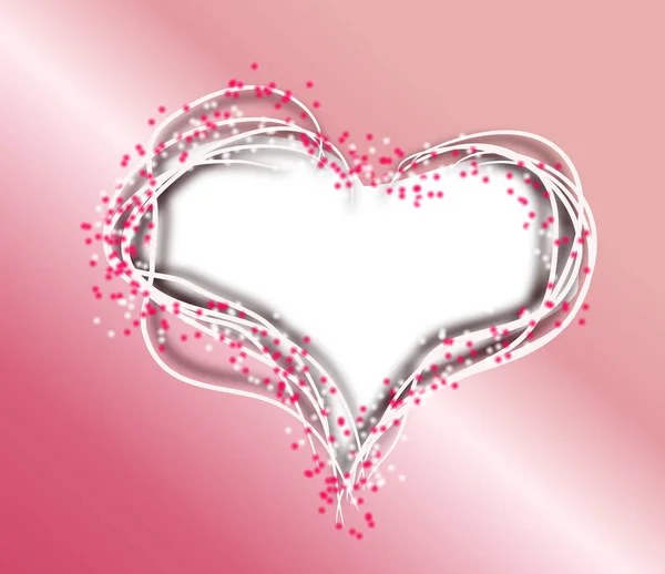 Cartão de saudação de Valentim — Fotografia de Stock