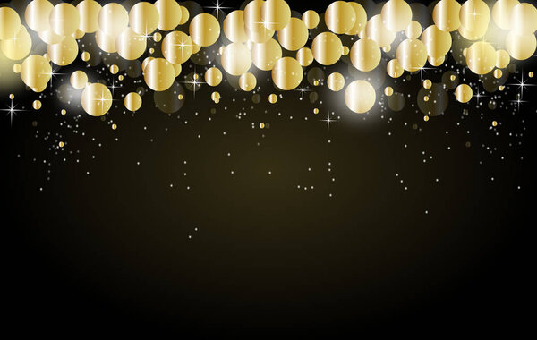 dark background with circle decoration