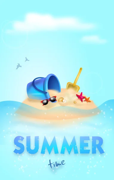 Ilustración hora de verano — Foto de Stock