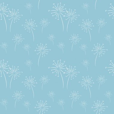 Çiçek dekorasyonu ile ışık mavi doku